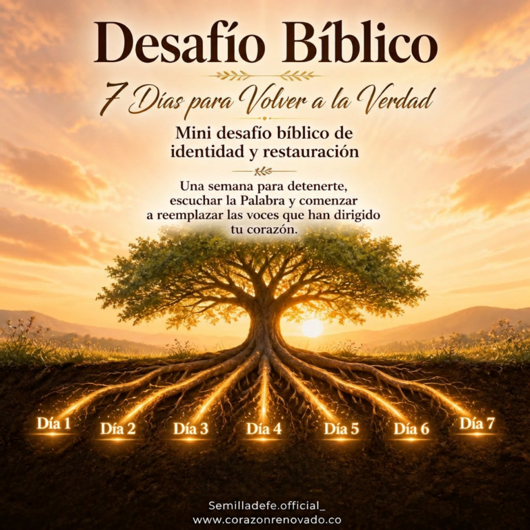 Desafío bíblico7 días para volver a la verdad